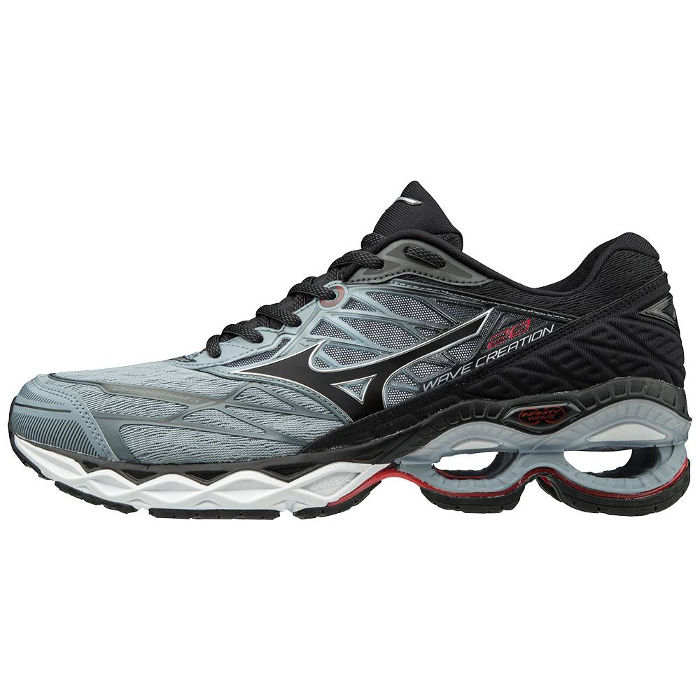 Mizuno Men's Wave Creation 20 Running Shoes Grey/Black (411060-NYP)